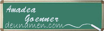 Amadea Goenner Visitenkarte